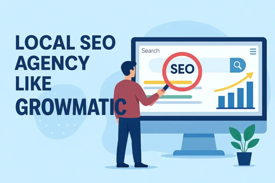 Local SEO agency Growmatic helping boost online visibility.
