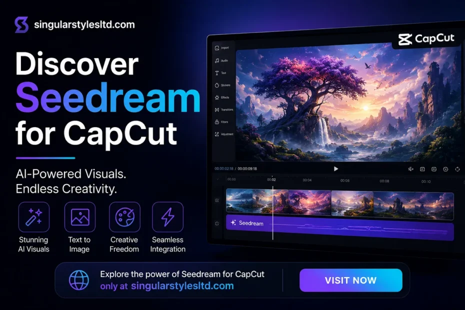 Discover Seedream for CapCut, AI-powered visual content editor on singularstylesltd.com